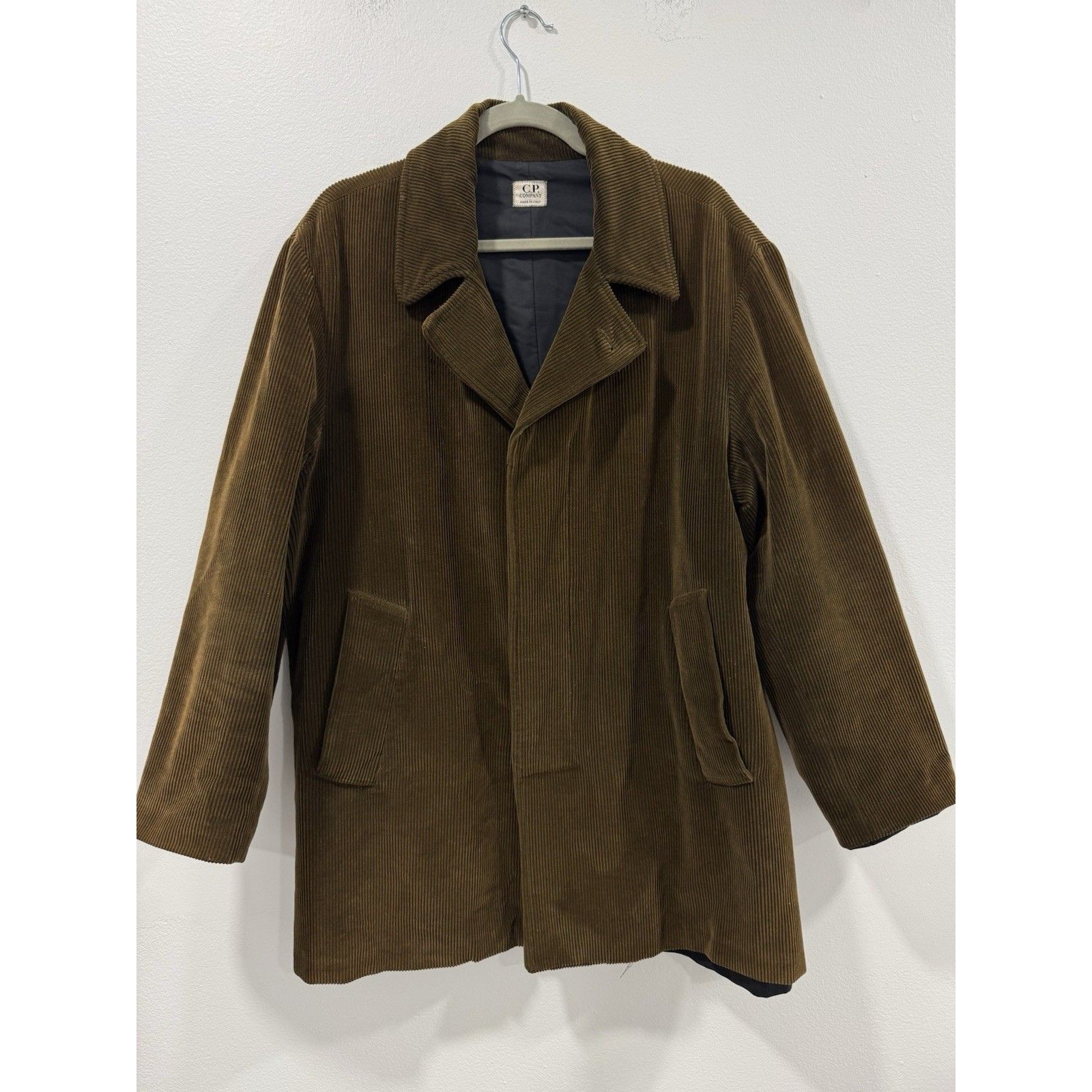 Rare Vintage (50) Cp Company Corduroy Winter Coat - Archive Size Large